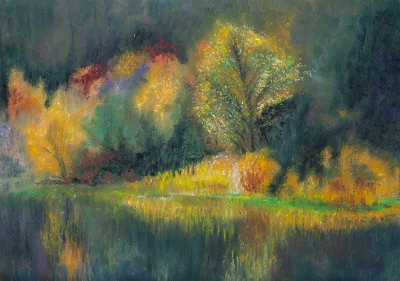 Herbstleuchten am See